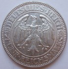 Weimar Republic 5 Reichsmark Oak Tree 1927 F In Extremely Fine