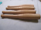 Set Of 4 Wooden Exercise Juggling Pins Clubs