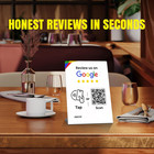 Google Review Stand  5 Pcs - Boost Reviews W reusable Google Review Tap Card Sta