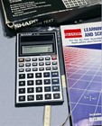 Vintage Sharp El-520 Scientific Solar Calculator W  Box Manual Made In Japan 64