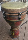 Remo Leon Mobley Signature Series Key-tuned Djembe Drum Beautiful Piece  euc  