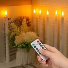 6pcs Candles Flickering Remote Control Timer Christmas Decor Led Candles Light