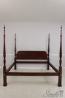 73277  Rice Carved King Size Carved Mahogany Poster Bed