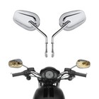 Motorcycle Rear View Mirrors For Harley Dyna Sportster Xl1200 Iron 883