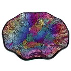 Mosaic Centerpiece Tray  11 6  Decorative Glass Plate  Home Decor Glass Bowl    