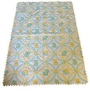 Vtg Baby Panel Quilt Yellow Green Nursery Animals 58x42    Unisex Baby Gift