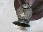 Rare Vintage Msa Skullgard Miners Full Brim Helmet   Auto-lite  Carbide Lamp 