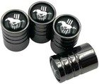 4 Ford Mustang Tire Valve Cap Air Valve Stem Cover  metallic Black 
