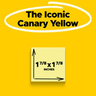 Post-it Super Sticky Notes  2 In X 2 In  10 Pads  2x Sticking Power  Canary Yell