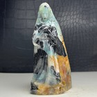Naturalcrystal Mineral Specimen amazon Stone  Hand-carved Angell stone Statue nq