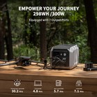 Dabbsson 300e Portable Power Station 298wh 300w Solar Generator 4 3kg Rv Camping