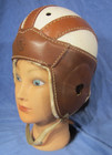 Vintage 1940 s Johnny Lujack All American Autographed Leather Football Helmet