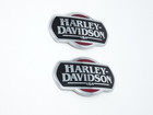 Genuine Harley Davidson 2008-13 Ultra Classic Chrome Red Gas Tank Emblems Nice 