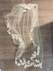 Melissa Sweet Leaf-edge Tulle Fingertip Veil - New With Tags