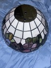 Tiffany Style Vintage Stained Glass Lamp Shade 12   