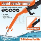Battery Powered Electric Fuel Transfer Pump Portable Gas Oil Liquid Pump Us