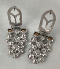 Vintage Rhinestone Shoe Clips Marked Atiro112