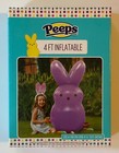Peeps 4 Ft  Inflatable  Complete Set Of 5  Purple Pink Rainbow Blue Yellow  New 