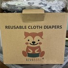 Alvababy Diapering Lot Reusable Pocket Cloth Diapers Bamboo Liners Bags New  