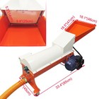 Electric Corn Thresher Sheller Machine W  3m Grain Auger Dust Removal Fan Wheels