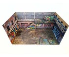 1 18 Scale Diecast Car Display Street Graffiti Garage Diorama Model Kit 