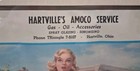 Vintage Amoco Gas   Oil Hartville Ohio Framed 1958  Pinup Calendar Complete