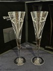 Waterford Crystal Love Heart Wine Champagne Flutes Seahorse Limited New In Box