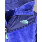 The North Face Womens Osito Full Zip Fleece Hoodie Purple Blue Jacket Small