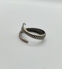 Silver Snake Ring Midi Ring Adjustable Goth Ring Stacking Ring Witchy Wrap Ring