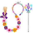 Princess Set With Led Lights  Toys For Girls Kids 3 4 5 6 7 8 Gift For Birthday