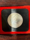 1973 Canada Rcmp Proof Silver Dollar   Toned