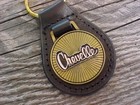 Chevrolet Chevelle Antique Gold Leather Key Fob Nos Hi-quality Key Holder