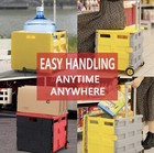 Folding Rolling Shopping Cart Utility Cart Collapsible Grocery Storage Trolley