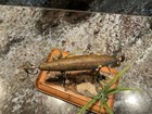 Vintage Heddon Shakespeare Expert Minnow Fishing Lure Antique Tackle Box Bait 