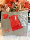 Vintage Barbie Fashion  fiery Felt  Mint On Card  Nrfc 