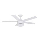Home Decorators Merwry 48 In  Led Indoor White Ceiling Fan With Remote