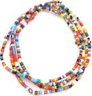 Fine Ghana Waist Beads Christmas Beads Mixed Glass African Trade Beads-ghana