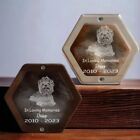 Custom Dog Fur Memorial Box  Engraved Pet Loss Gifts  Dog Portrait Gift