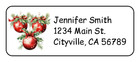 Christmas Ornament Cluster Personalized Holiday Address Labels Stickers Tags