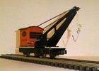 O Gauge Vintage Marx New York Central Working Crane Car Lot  528