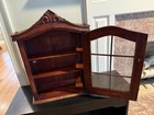Mid Century Wall Cabinet Medicine Cabinet Bathroom Cabinet Teak Wood 19 X 17 X 6