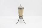 Vintage Norwegian Drinking Horn Tokke Tinn Pewter Viking Decor 1970s