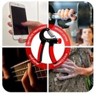 2 Hand Grip Strength Power Trainer Gripper Strengthener Adjustable Gym Exerciser