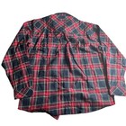 Legendary Whitetails Men s Size L Shirt Buck Camp Flannel Red Plaid Cotton Nwt