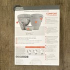 Ergobaby Easy Snug Infant Insert Gray Machine Washable Padded Adjustable
