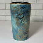 Starbucks 2016 Siren Song Double Wall Ceramic Travel Tumbler Mug 12oz Cup Euc