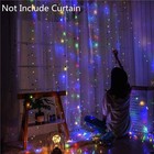 300 Led Curtain Fairy Lights Usb String Light With Remote Xmas Party Wedding