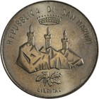 San Marino  200 Lire Aluminum Bronze 1986 - Unc