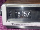 Neutron Lcr 3351 Am fm Flip Alarm Clock Working
