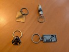Vintage Stereo Audio Keychain Lot Of 4 Tdk Maxell Fuji Monster Cable Promo